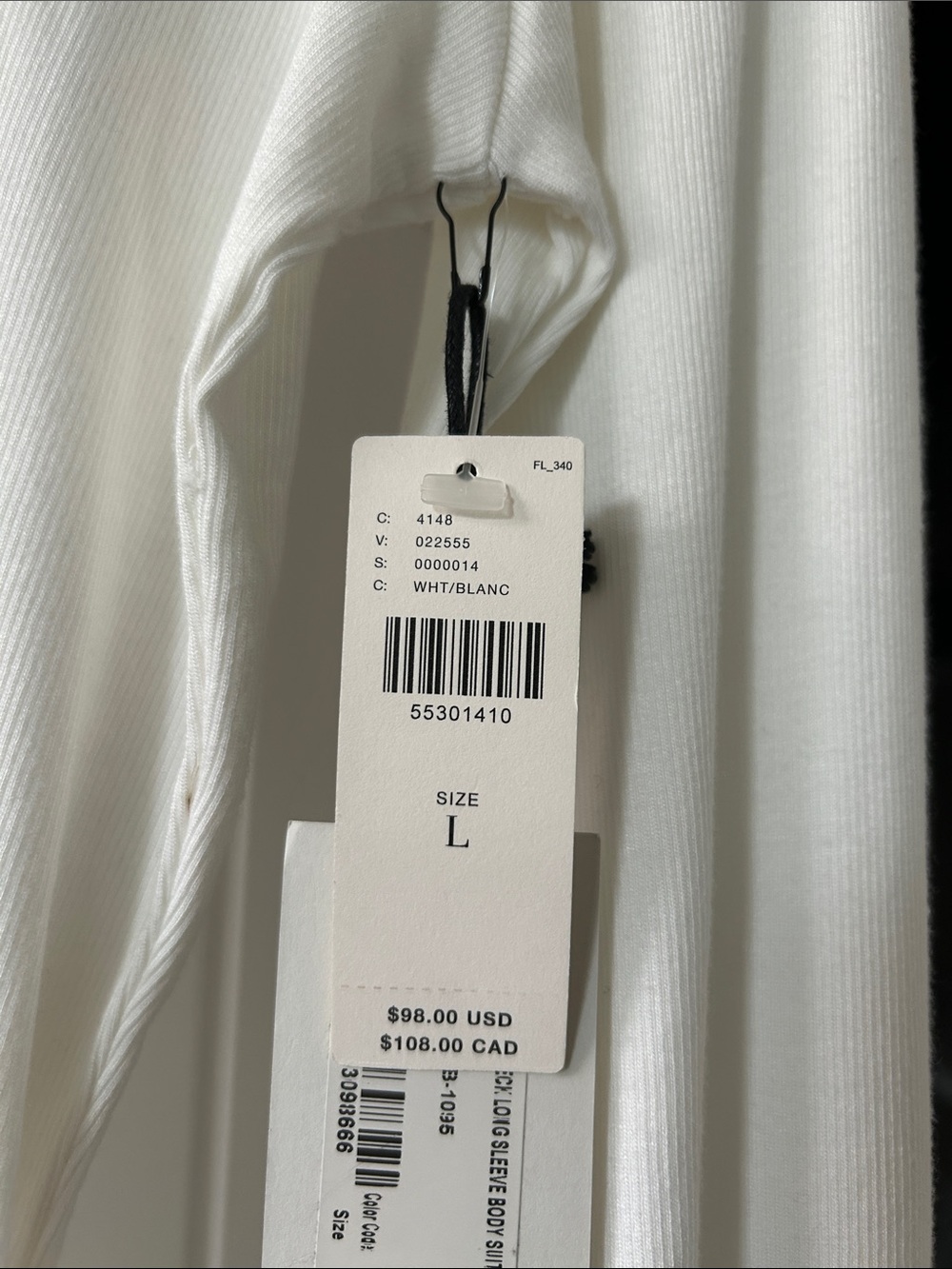 **PRICED TO SELL** AGOLDE Leila crew neck bodysuit - Picture 3 of 3